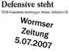 Wormser Zeitung • 5.07.2007